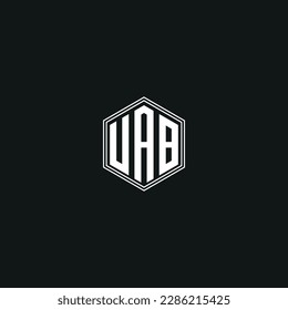 shield abstract monogram logo design 