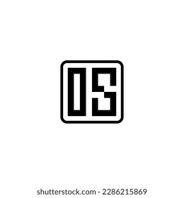 shield abstract monogram logo design 