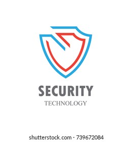 shield. abstract symbol of security. vector eps10