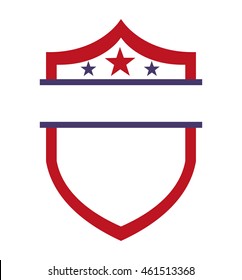 shield america united states vector isolated graphic