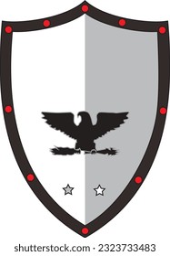 Schild mit amerikanischem Adlersymbol