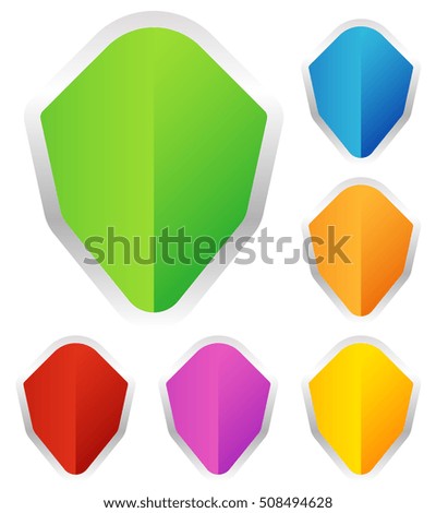 Shield or armor icon for security, protection concepts - Shield logos