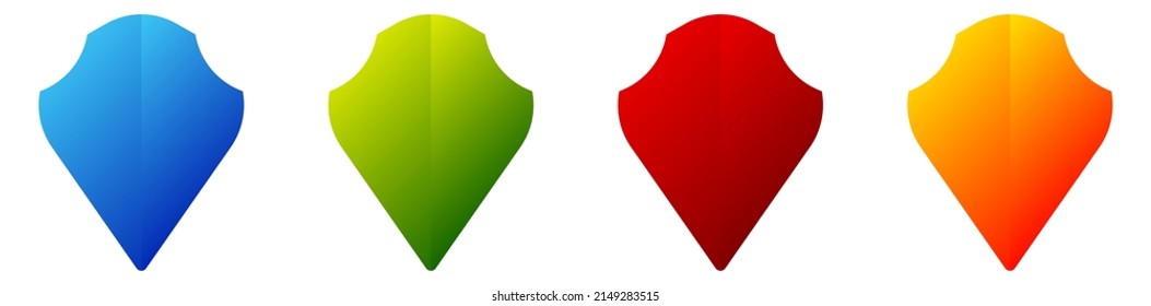 Ilustración de blindaje vectorial, icono