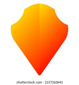 Shield, armor vector illustration, icon