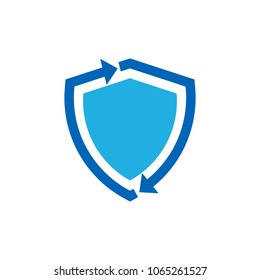 Shield Arrow Logo Icon Design
