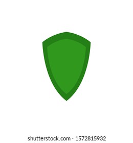 Shield Badge Icon Vector Green Fill On White Background. 
Flat Icon For Web, Apps, Or Design Product EPS10 Editable.