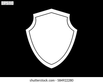shield, badge, vector illustration eps10