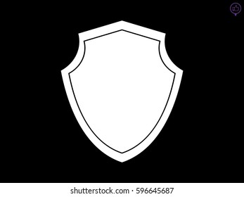shield, badge, vector illustration eps10