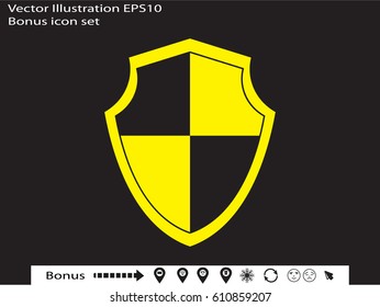 shield, badge, vector illustration eps10