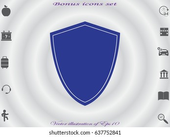 shield, badge, vector illustration eps10