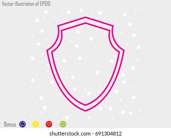 shield, badge, vector illustration eps10