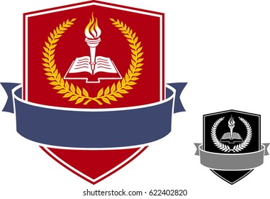 Shield Banner School Seal