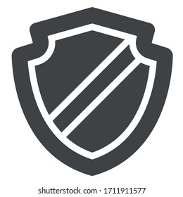 Schild, schwarz Symbol auf weißem Hintergrund