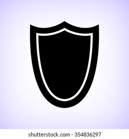 shield -  black vector icon