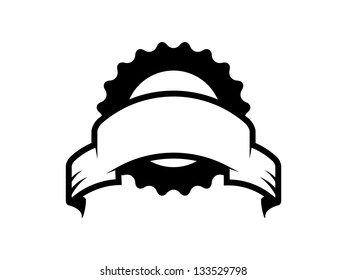Shield with Blank Banner.