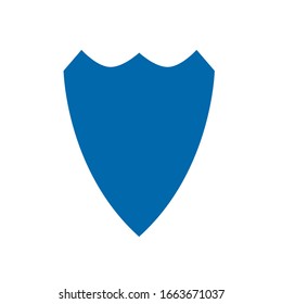 shield blue logo design vector template