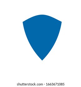 shield blue logo design vector template