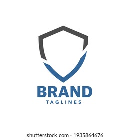 Shield Brand Simple Logo Symbol