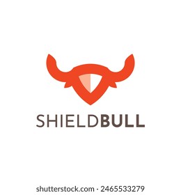 Shield bull logo vector, for your application or company identity.