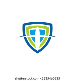  Shield business logo vector image