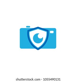 Shield Camera Logo Icon Design