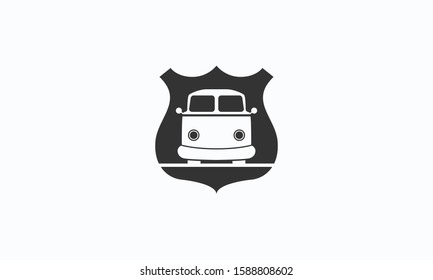Shield Car Classic Symbol Vector Royalty Logo Design Inspirations