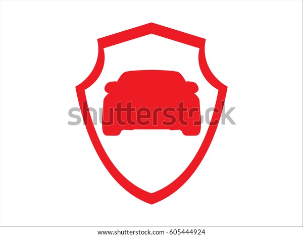 shield, car, icon,\
vector illustration\
eps10