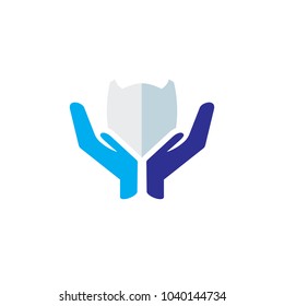 Shield Care Logo Icon Design