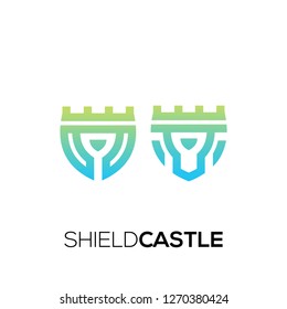 Shield Castle Logo Design