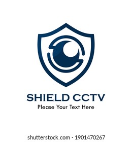Shield Cctv Logo Template Illustration