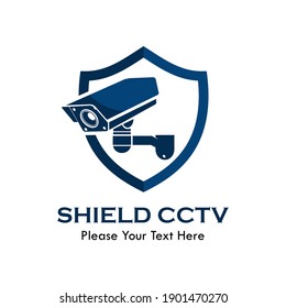 Shield Cctv Logo Template Illustration