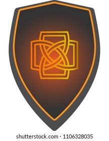 Shield with Celtic Design