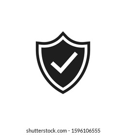 Shield check icon , Security sign