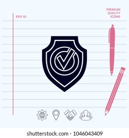 Shield with Check mark icon