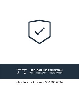 shield check mark icon