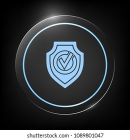 Shield with Check mark icon