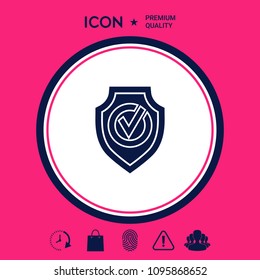 Shield with Check mark icon