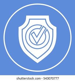 Shield with Check mark icon