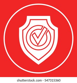 Shield with Check mark icon