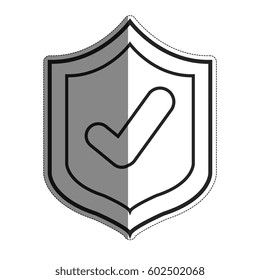 shield with check mark icon 