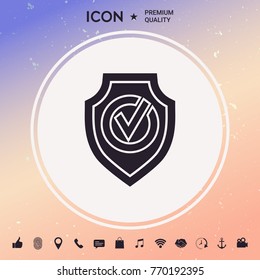 Shield with Check mark icon