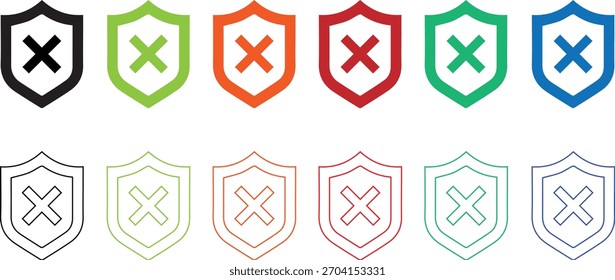 Schild mit Häkchen-Symbol. Machen Sie den Aufrufer verfügbar. Schutz. Illustration der Genehmigung des Kreidesymbols durch die Sicherheitsgenehmigung. Markieren Sie den Logo-Vektor