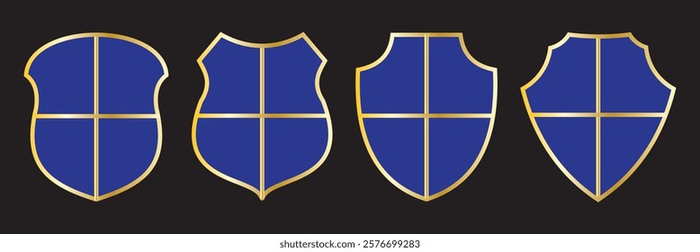 Shield check mark icon or security shield protection icon with tick symbol. Shield with check mark icon vector. eps 10.