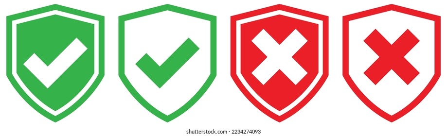Markensymbol-Set für Schild. Stilzeichen-Symbol für App und Web, Vektorgrafik