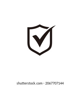 
Etiqueta de verificación símbolo de icono símbolo vector
