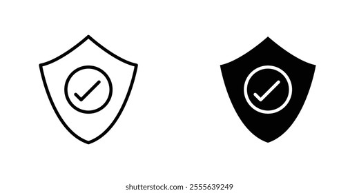 Shield check mark icons for app and websites.