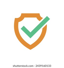 Schild, Häkchen, Checkliste Symbol Vektor-Vorlage