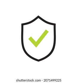Símbolo de la ilustración del vector de icono de marca de verificación