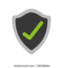 shield checkmark protect security insignia technology