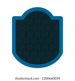 shield with circular pattern